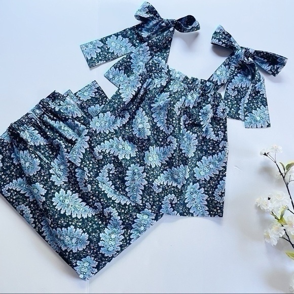 J.Crew Women’s Collection Tie-Shoulder Tank and Skirt in Ratti Pacific Paisley - Picture 9 of 16